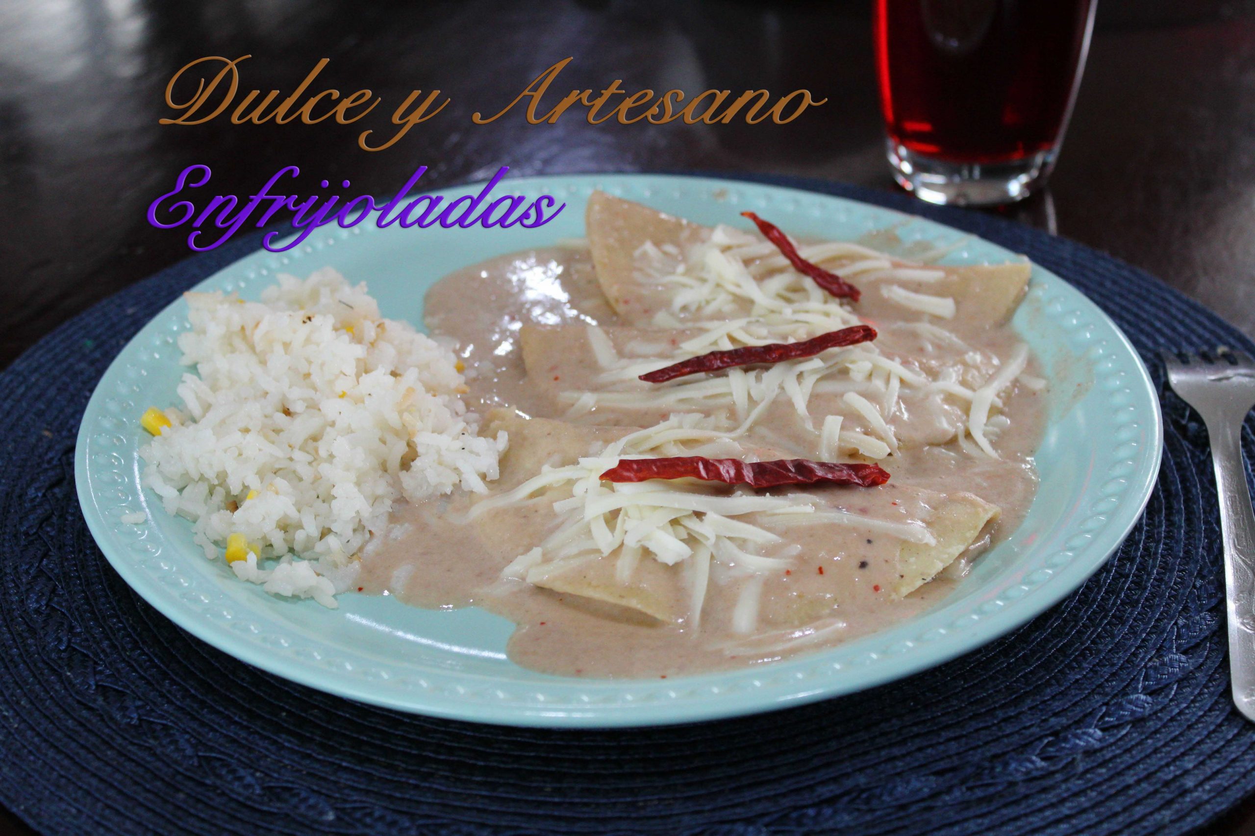 ENFRIJOLADAS MEXICANAS RELLENAS DE QUESO - Dulce y Artesano