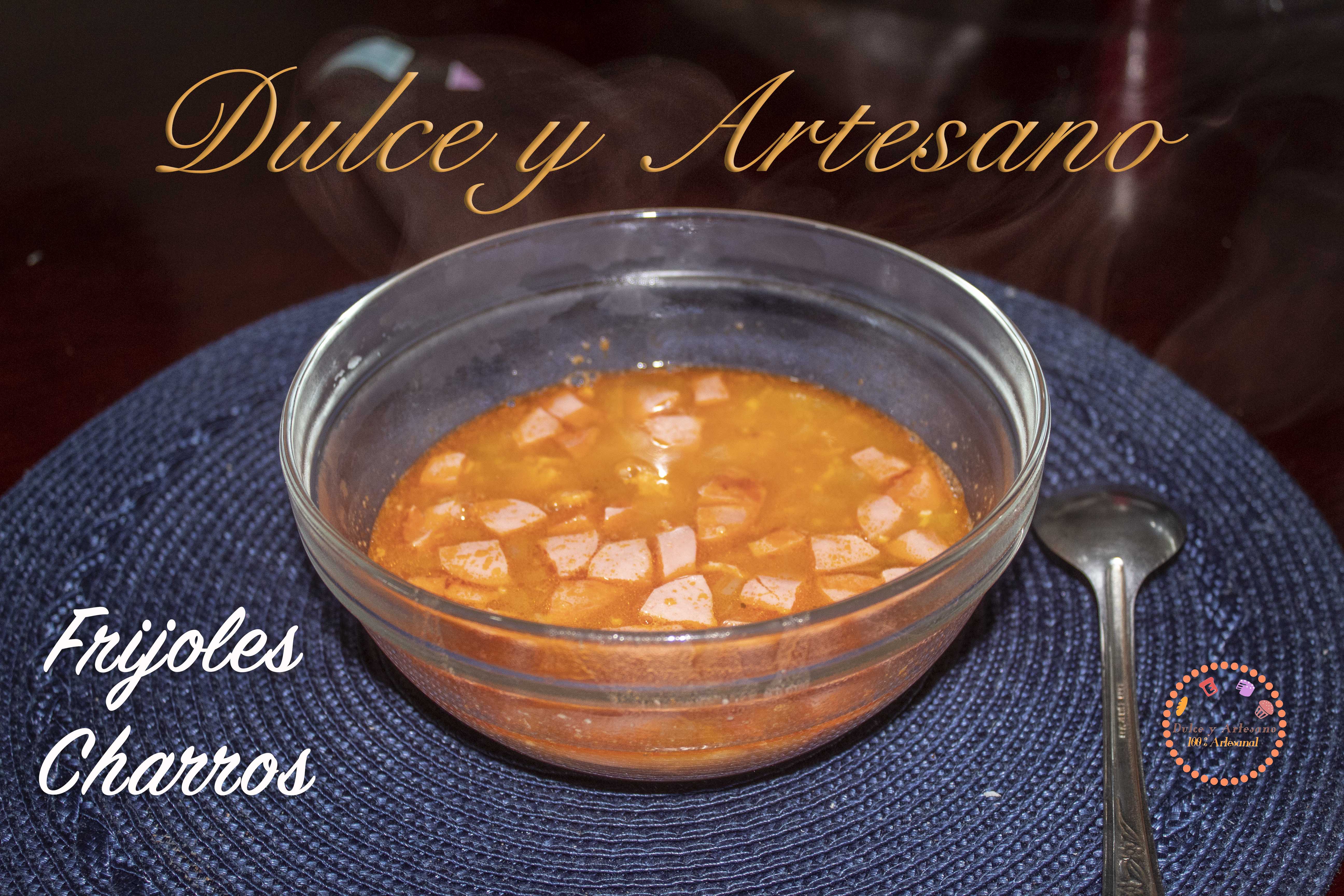 FRIJOLES CHARROS MEXICANOS RECETA - Dulce y Artesano