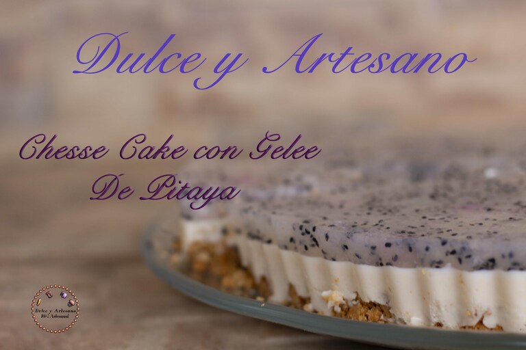 CHESSE CAKE CON GELEE DE PITAYA O FRUTA DRAGON PRIN 1