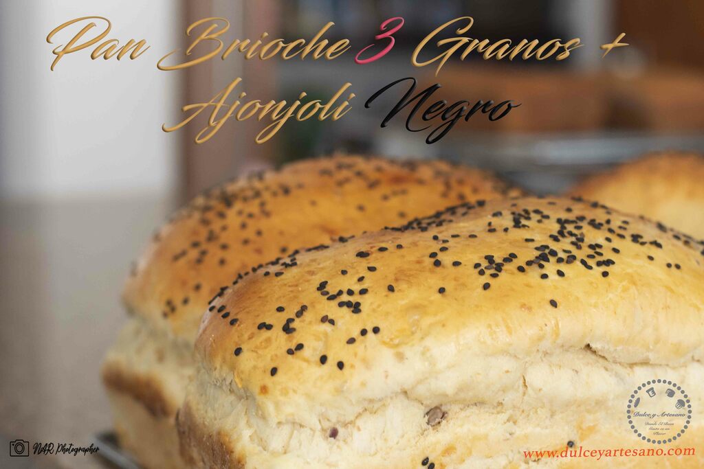 Pan Brioche Integral y Blanco Paquete de 2 Dulce Y Artesano